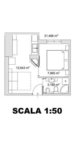 Prodej bytu 2+kk, Scalea, Itálie, 50 m2