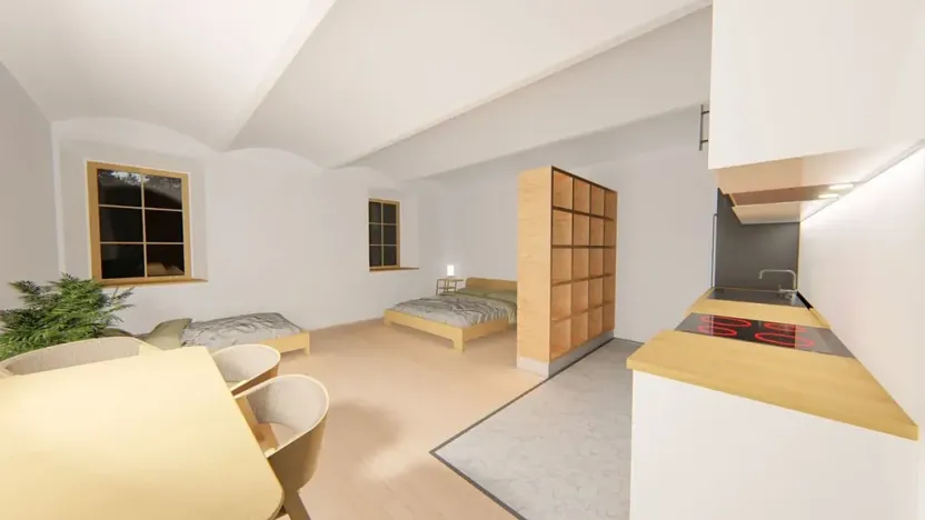 Prodej bytu 1+kk, Malá Morávka, 44 m2