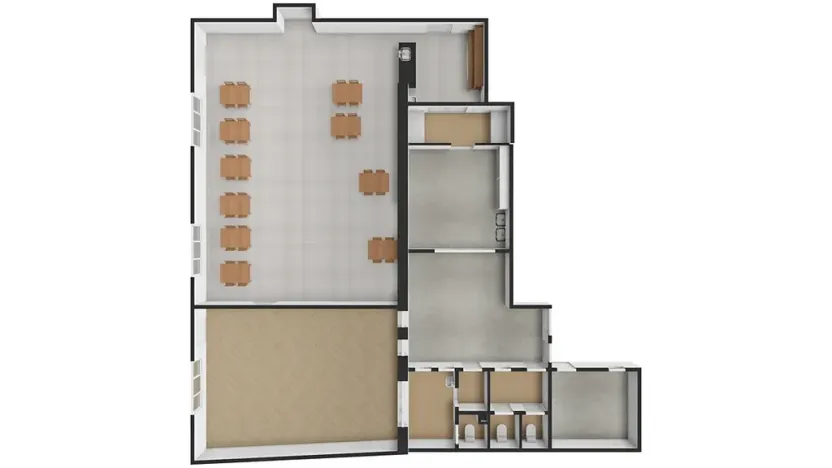 Prodej restaurace, Kroměříž, 214 m2