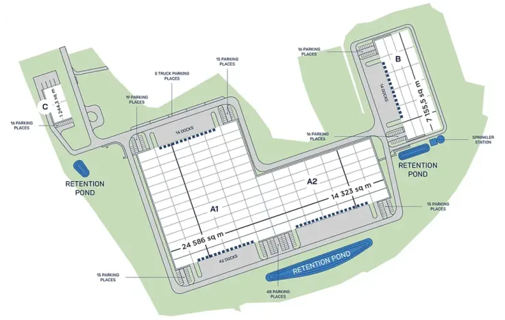 Pronájem skladu, Nový Bor, 5000 m2