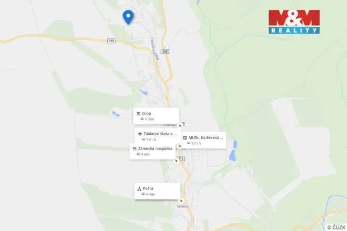 Prodej pozemku pro bydlení, Tatenice, 658 m2