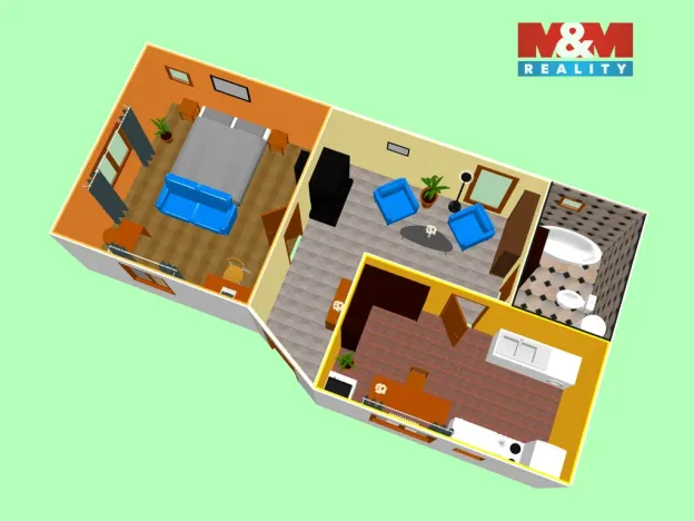 Prodej rodinného domu, Červené Pečky - Bojiště, 52 m2