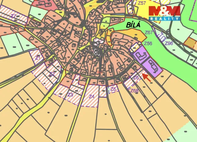 Prodej pozemku pro bydlení, Bílá, 1000 m2