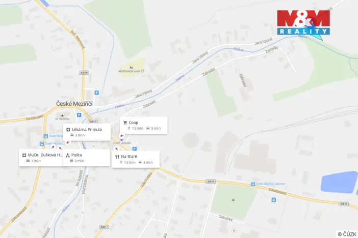 Prodej zahrady, České Meziříčí, 1215 m2