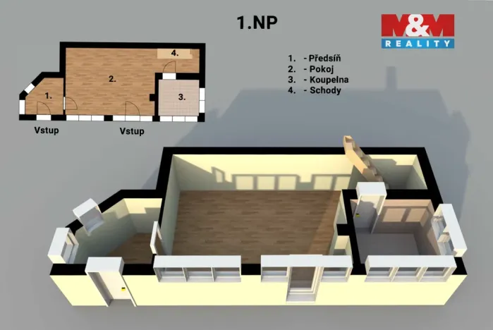 Prodej rodinného domu, Zlín, Pasecký žleb, 91 m2