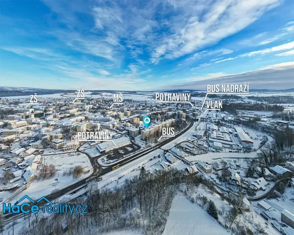 Prodej bytu 2+kk, Rychnov nad Kněžnou, Na Trávníku, 36 m2