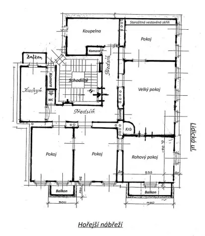 Pronájem bytu 5+1, Praha - Smíchov, Lidická, 205 m2
