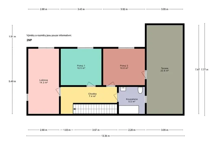 Prodej rodinného domu, Praha - Kolovraty, Lolkova, 159 m2