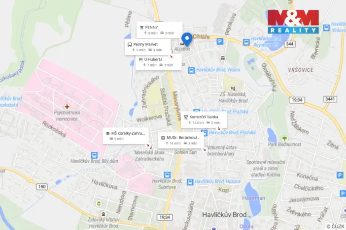 Prodej bytu 2+kk, Havlíčkův Brod, Na Spravedlnosti, 42 m2