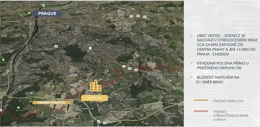 Prodej komerčního pozemku, Vestec, Hodkovická, 7264 m2