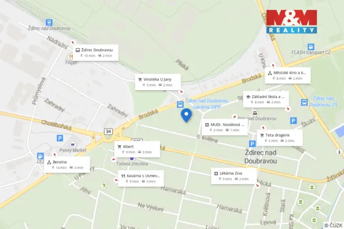 Prodej rodinného domu, Ždírec nad Doubravou, Družstevní, 160 m2