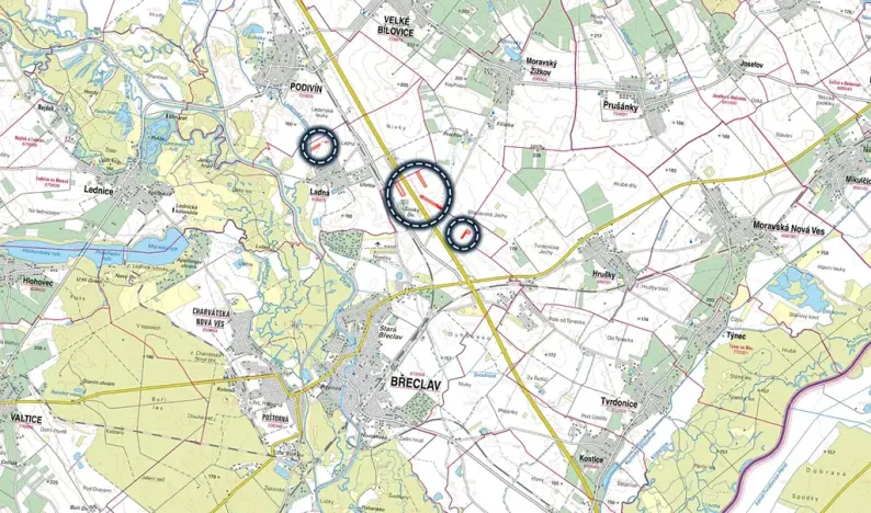 Prodej podílu pole, Břeclav, 62435 m2