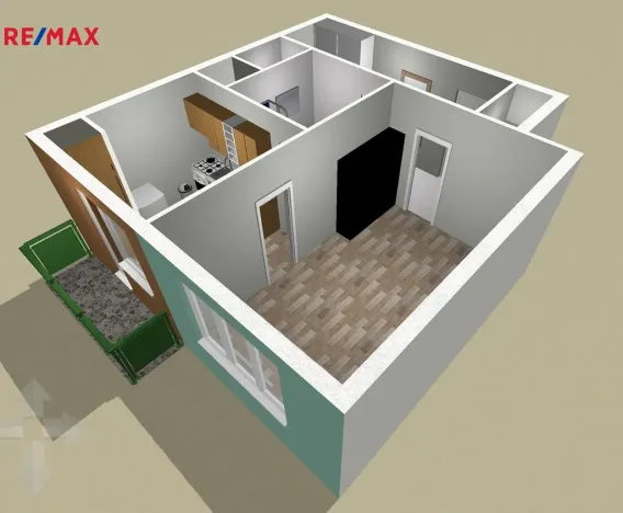 Pronájem bytu 1+1, Ostrava - Mariánské Hory, Gen. Hrušky, 39 m2