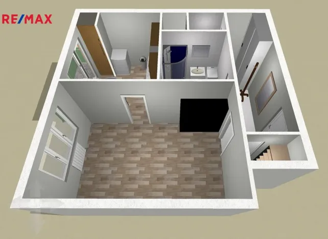 Pronájem bytu 1+1, Ostrava - Mariánské Hory, Gen. Hrušky, 39 m2