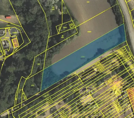 Dražba komerčního pozemku, Radějov, 3231 m2