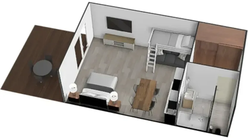 Prodej apartmánu, Dolní Morava, 54 m2