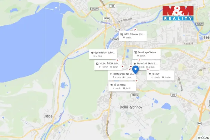 Prodej bytu 4+1, Sokolov, Atletická, 77 m2