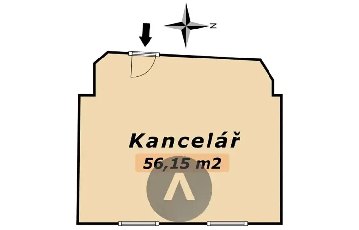 Pronájem kanceláře, Olomouc, Horní náměstí, 56 m2