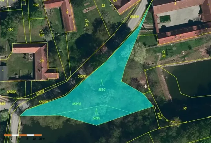 Prodej lesa, Lhotice, 1838 m2