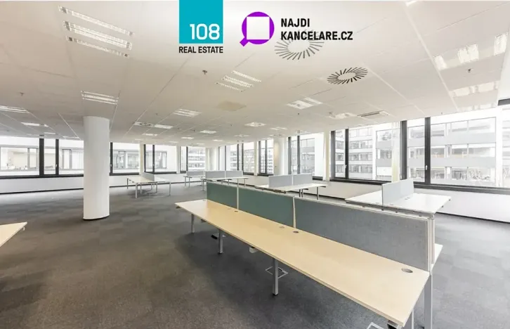 Pronájem kanceláře, Praha - Stodůlky, Siemensova, 2397 m2
