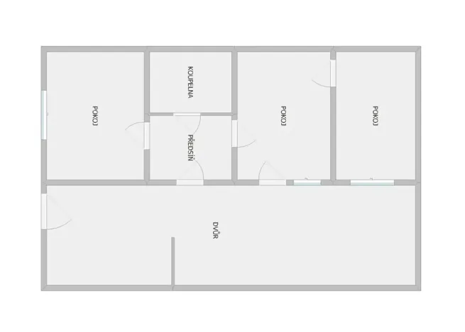 Prodej rodinného domu, Ostrožská Nová Ves, Krátká, 80 m2