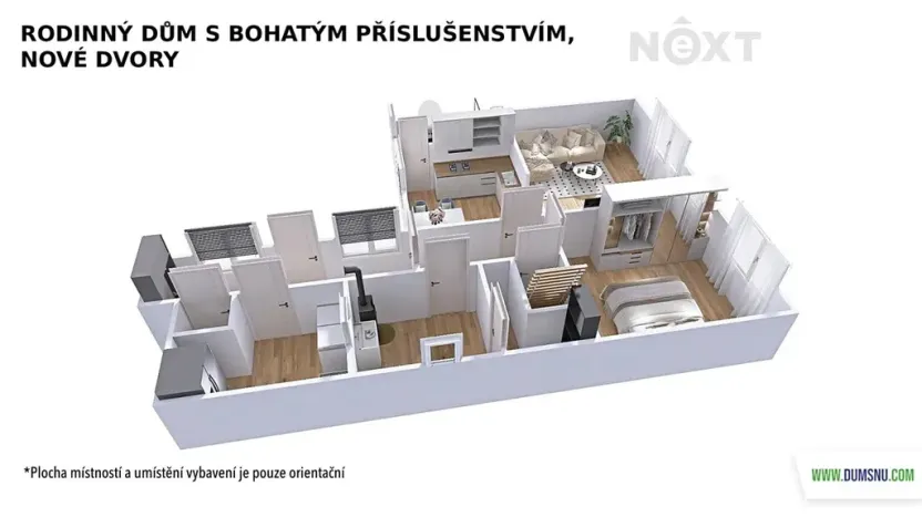 Prodej rodinného domu, Náměšť na Hané, Nové Dvory, 70 m2