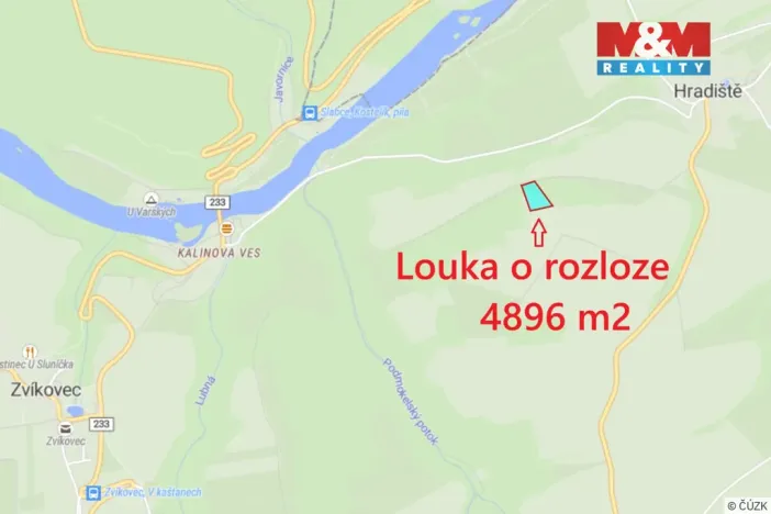 Prodej louky, Hradiště, 4896 m2