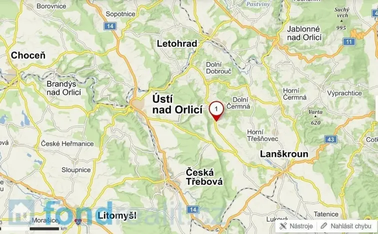 Prodej pozemku, Dolní Dobrouč, 34731 m2