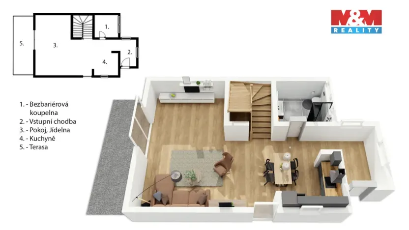 Pronájem rodinného domu, Jirny, Javorová, 138 m2