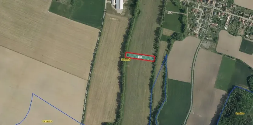 Prodej louky, Boharyně, 4750 m2