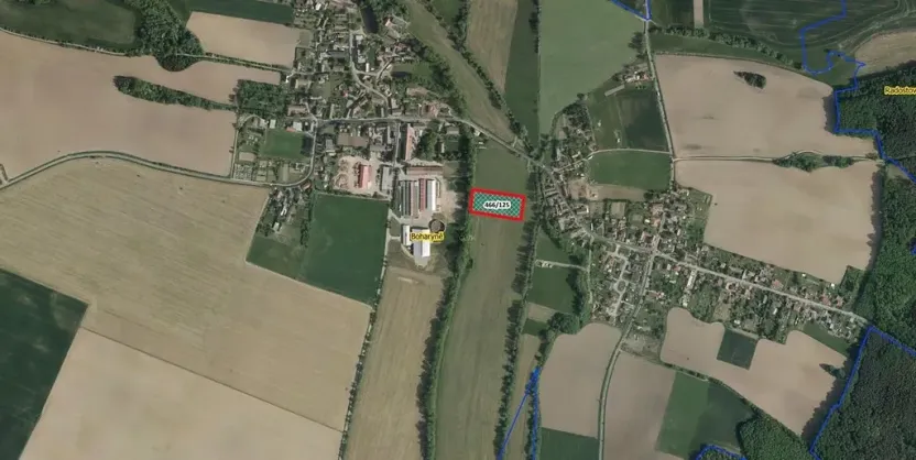 Prodej louky, Boharyně, 6581 m2