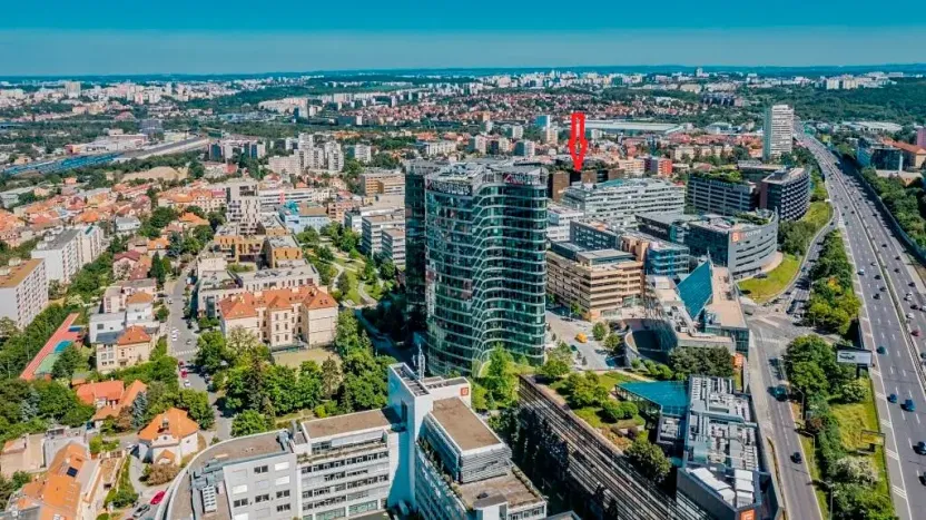 Pronájem kanceláře, Praha - Michle, Za Brumlovkou, 1320 m2