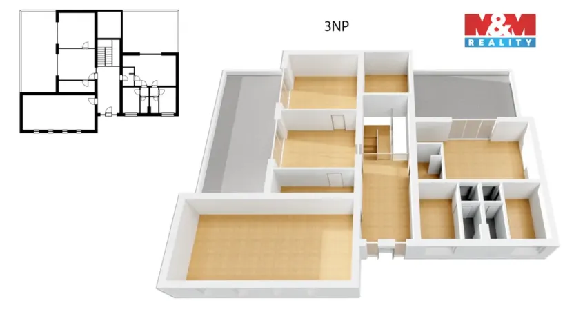 Pronájem kanceláře, Mladá Boleslav, Koněvova, 405 m2