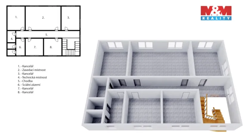 Prodej obchodního prostoru, Zbraslavice, 1381 m2