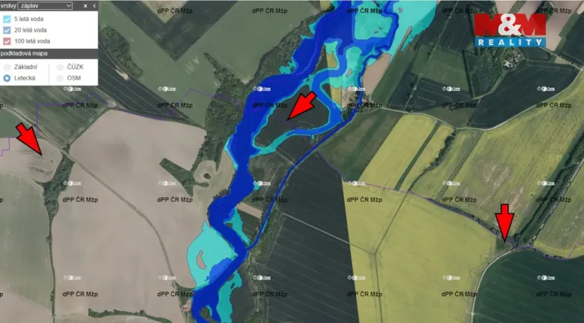 Prodej pole, Žleby, 5487 m2