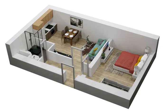 Prodej bytu 2+kk, Praha - Vršovice, Košická, 41 m2