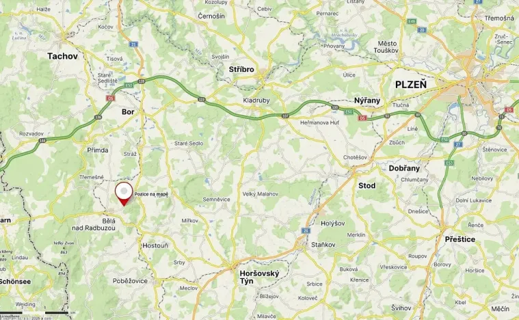 Prodej pole, Bělá nad Radbuzou - Čečín, 1954 m2