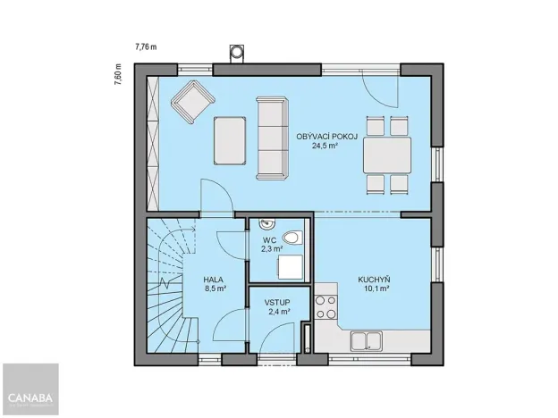 Prodej rodinného domu, Kamenice, 97 m2