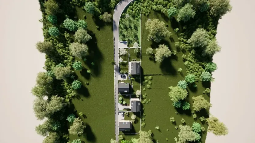 Dražba pozemku pro bydlení, Popůvky, 3239 m2