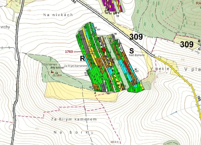 Dražba lesa, Koloveč, 7329 m2