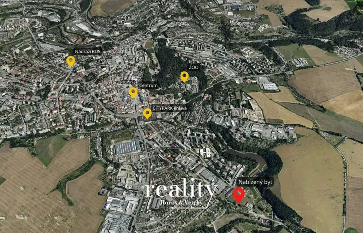 Pronájem bytu 2+kk, Jihlava, Na Nivách, 66 m2