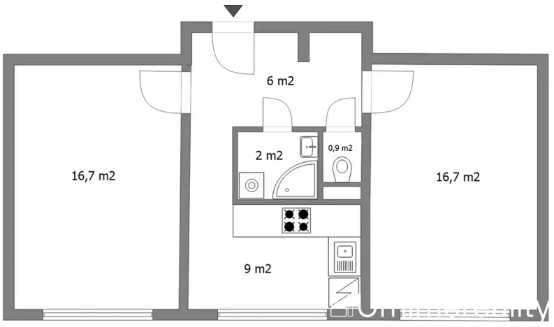 Pronájem bytu 2+1, Praha - Veleslavín, Na okraji, 55 m2