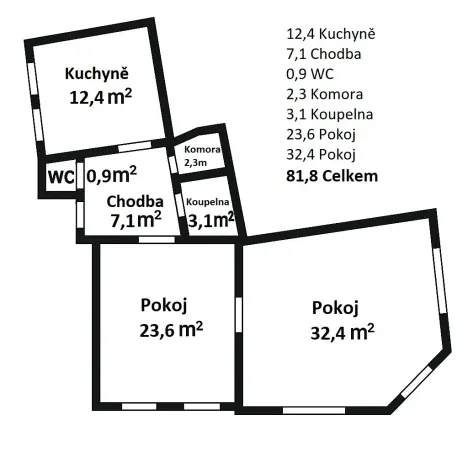 Prodej bytu 2+1, Boskovice, Havlíčkova, 82 m2