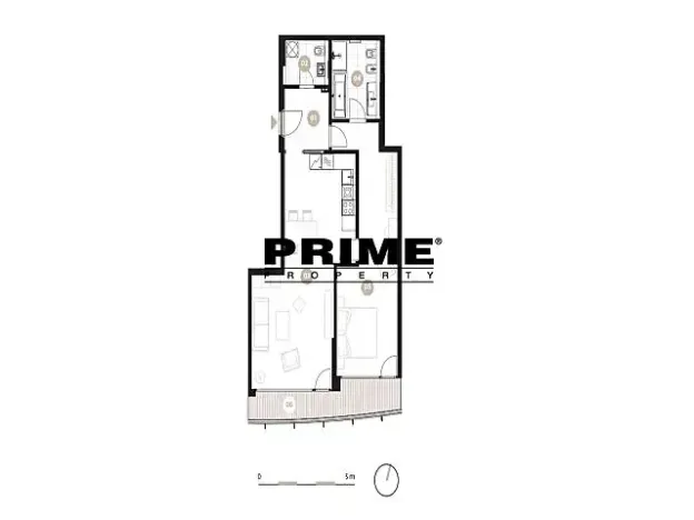 Pronájem bytu 2+kk, Praha - Smíchov, Holečkova, 74 m2