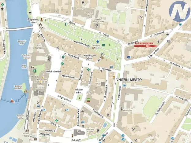 Pronájem bytu 3+1, Písek, Žižkova třída, 67 m2