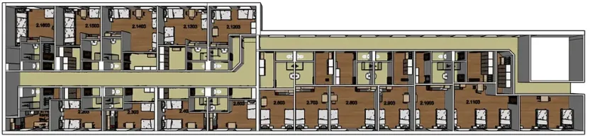 Pronájem atypického bytu, Cheb, Pekařská, 720 m2