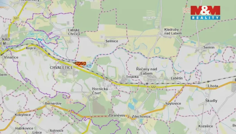 Prodej louky, Chvaletice, 3644 m2