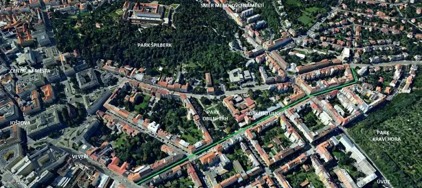 Pronájem bytu 2+1, Brno, Gorkého, 45 m2