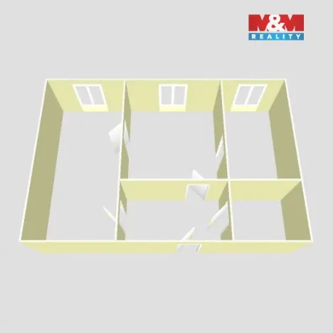 Prodej bytu 2+1, Orlová - Lutyně, Na Výsluní, 43 m2