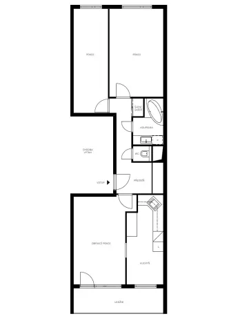 Prodej bytu 3+1, Praha - Horní Měcholupy, Livornská, 74 m2